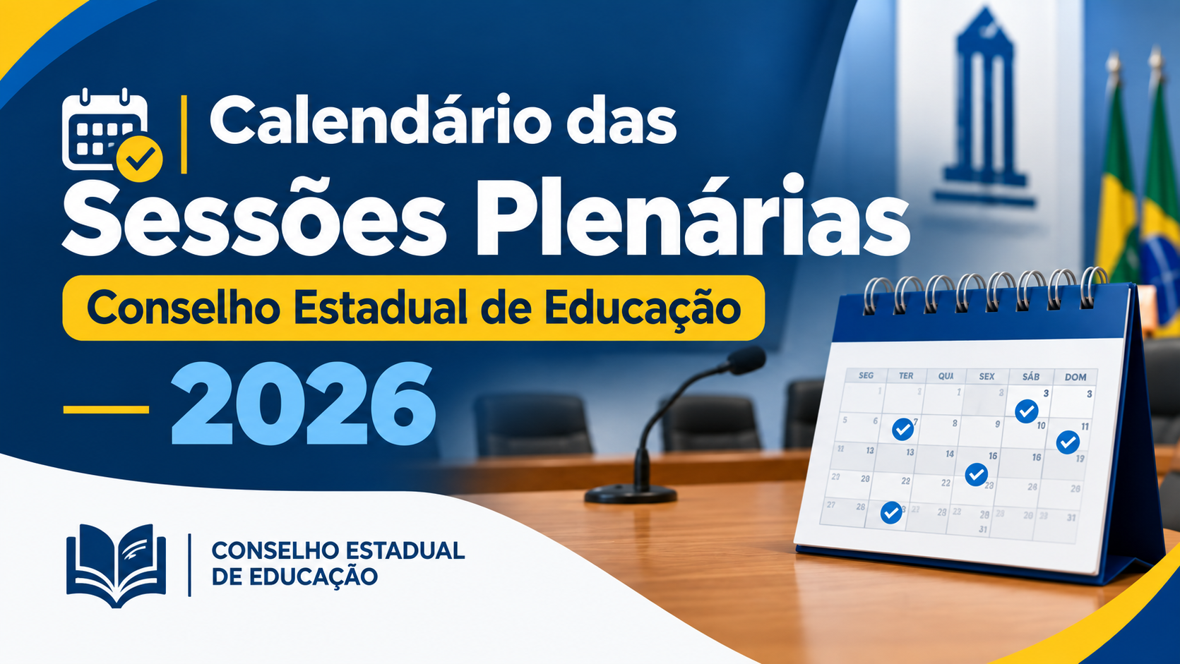 Reunião institucional na sede do CEE-PI